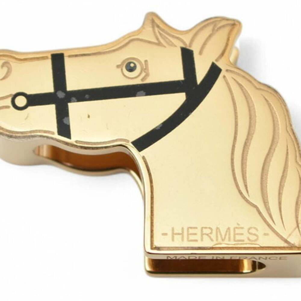 HERMES Authentic Gold Scarf - Picture 2 of 6